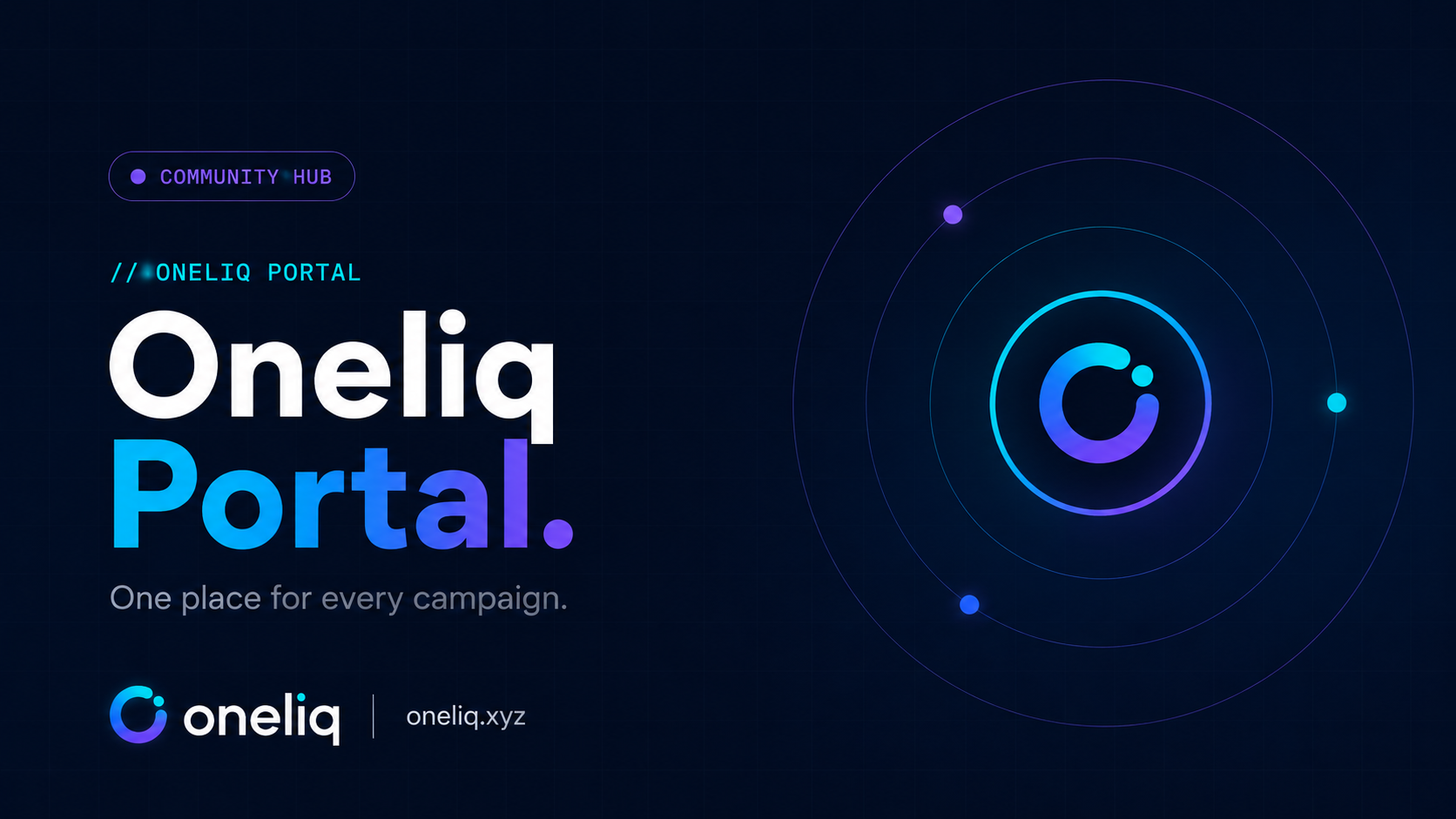 Oneliq Portal — your daily on-ramp to Arc Testnet.